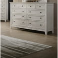 thumbnail image 2 of Intercon Furniture San Mateo 10-Drawer Dresser Rustic White, 2 of 6