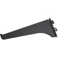 thumbnail image 1 of 6" Black Single Track Shelf Bracket, 1 of 1
