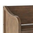 thumbnail image 6 of Simpli Home Connaught SOLID WOOD 42 inch Wide Traditional Entryway Storage Bench in Rustic Natural Aged Brown, 6 of 9
