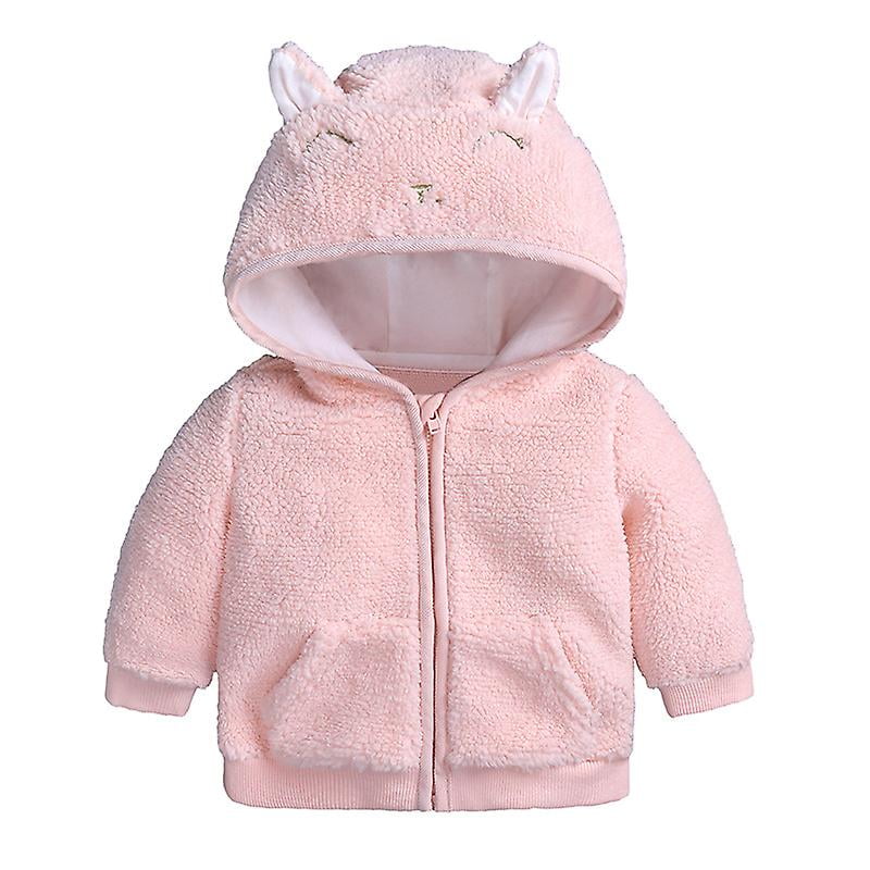 Baby pink fleece jacket 2025