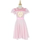 thumbnail image 4 of Disfraz de Cosplay de Angelita de la película K-12 Cry Baby para niños, vestido rosa y morado de manga corta abullonada, falda de fiesta de Halloween para niñas, 4 of 4