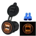 thumbnail image 4 of Kenally 5V 2.1A USB dual IP66 Toma de corriente de carga para automóvil a prueba de agua Accesorios para motos CS-526A4 Kenally CZ9204-04B, 4 of 5