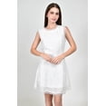 thumbnail image 4 of Vestido corto de lentejuela Roman Fashion /Juvenil, 7099 (Blanco) blanco CH, 4 of 5