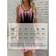 thumbnail image 4 of Zukuco Women's Summer Dresses 2025 Casual Sleeveless Boho Beach Dress Floral Print Tank Loose Sundress, S, 4 of 4