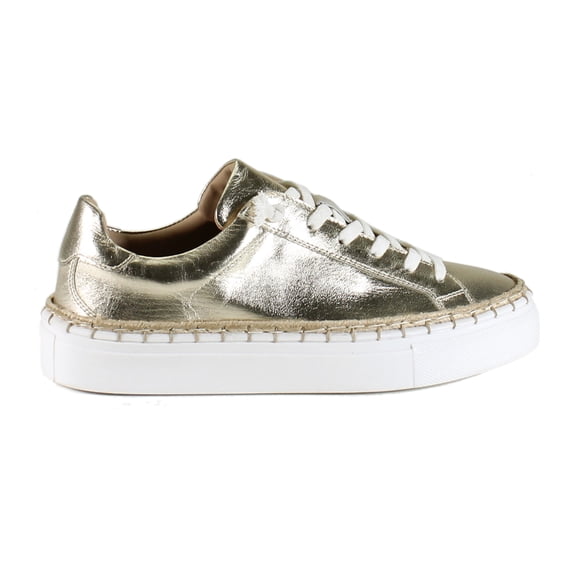 Diba True Women's Em Belish Platforn Sneaker (LightGold, 8.5/39.5EU)