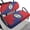 Distressed Belize Flag Pattern, variant on Pzuqiu Neon Lightning Golf Cart Seat Cover Set - Breathable Stretchable Protector | All-Weather Fit for EZGO, Club Car & Yamaha 2-Seater Carts