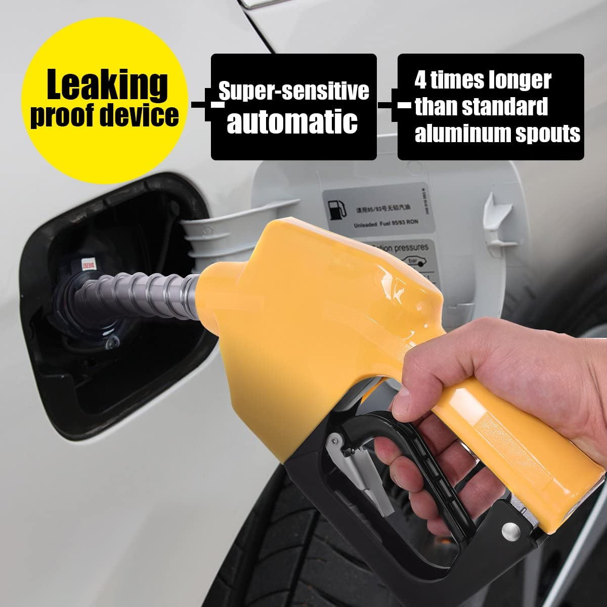 Auto Shut Off Diesel Kerosene Gasoline Refilling 3/4" Automatic Fuel Nozzle 