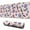 Pioneer Flower Floral, variant on Long Mouse Pads for Desk,Pioneer Flower Floral Print Pattern Desk Mats on Top Of Desks, Desk Mouse Pad Extra Large with 3mm Non-Slip Base and Stitched Edge for Gaming,Office,Work,Home 31.5"x11.8"