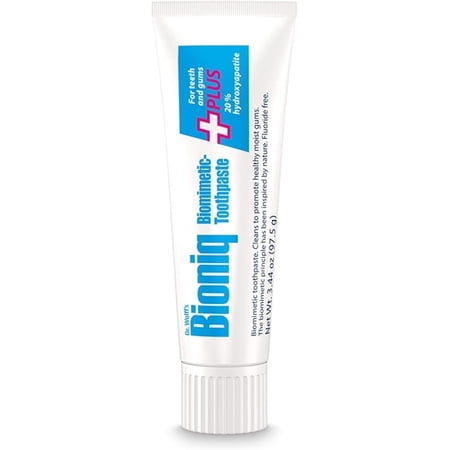 Bioniq Plus Biomimetic Toothpaste with 20 Percent Hydroxyapatite for Teeth and Gums  3.44 Ounce