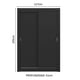 thumbnail image 3 of Ropero Closet Madesa Vivare 2 Puertas Corredizas 4 Cajones N, 3 of 10
