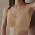 thumbnail image 2 of VISALY Wireless Bras Seamless Bras2Pc Push Up Bras No Underwire Bras Full Support Comfortable Bras Sports Bra Everyday Bras Bralettes Plunge Bra Breathable Bras Soft Bras Plus Size Bras I Xxl, 2 of 4