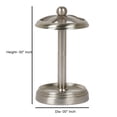 thumbnail image 3 of nu steel Dual Ridge Metal Toothbrush holder for bathrooms Storage, 3 of 4