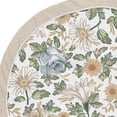thumbnail image 3 of Sweet Jojo Designs Vintage Floral Blue Yellow Girl Baby Playmat Tummy Time Infant Play Mat - Slate Green Gold Orange Taupe Beige White Shabby Chic Rose Flower Boho Bohemian Farmhouse Roses Wildflower, 3 of 4