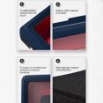 thumbnail image 4 of ZheElen Phone Case Wall Mounted Self-adhesive 6.8 Inch Cellphone Storage Holder Hands-free Removable Organizer Container Blue 1Set, 4 of 6