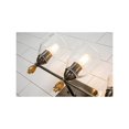 thumbnail image 3 of Lucas McKearn Felice 3-light Flame-shaped Metal Bath Vanity Light in Dark Bronze, 3 of 4