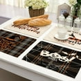 thumbnail image 3 of Halloween Placemats, Kitchen Table Decorations, Table Placemats, Decorative Holiday Pumpkins Rectangular Washable Table Mats, 3 of 4