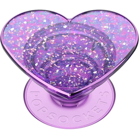PopSockets Iridescent Confetti Dreamy Heart Premium Phone Grip