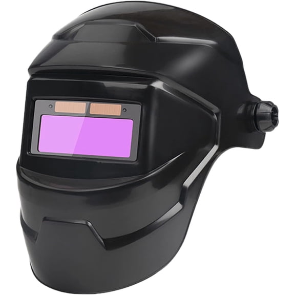 Auto Darkening Welding Helmet, Solar Powered LCD Clear View, Full Face, for Welding Grinding Safety