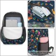 thumbnail image 4 of Monster Cartoon Truck Black Pattern 17" School Backpacks for Teens,Waterproof Oxford Fabric,S-Shape Padded Straps for School,Travel,Hiking,Camping, 4 of 6