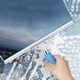 thumbnail image 4 of Juego de limpieza de ventanas de 2 piezas, raspador de ventanas y paño de microfibra, raspador de ducha con borde de goma, herramienta de limpieza de ventanas esquí esquí Gafas de esquí, 4 of 5