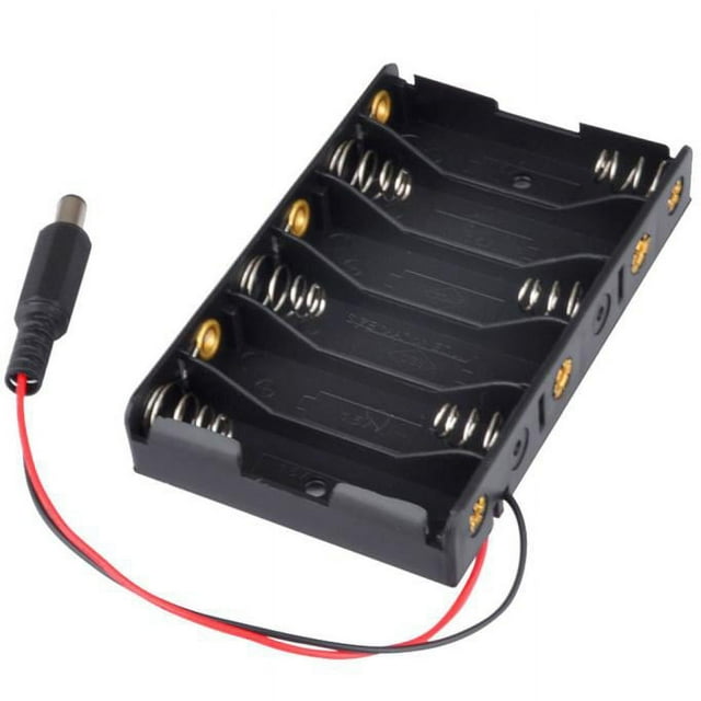 6 pour Support de Pile AA x Rangement avec Prise d'Alimentation 2.1 Chargeur de Pile