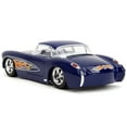 thumbnail image 2 of Big Time Muscle 1:24 1957 Chevrolet Corvette Die-Cast Car, Toys for Kids and AdultsDark Blue/Flames(Selections May Vary), 2 of 2