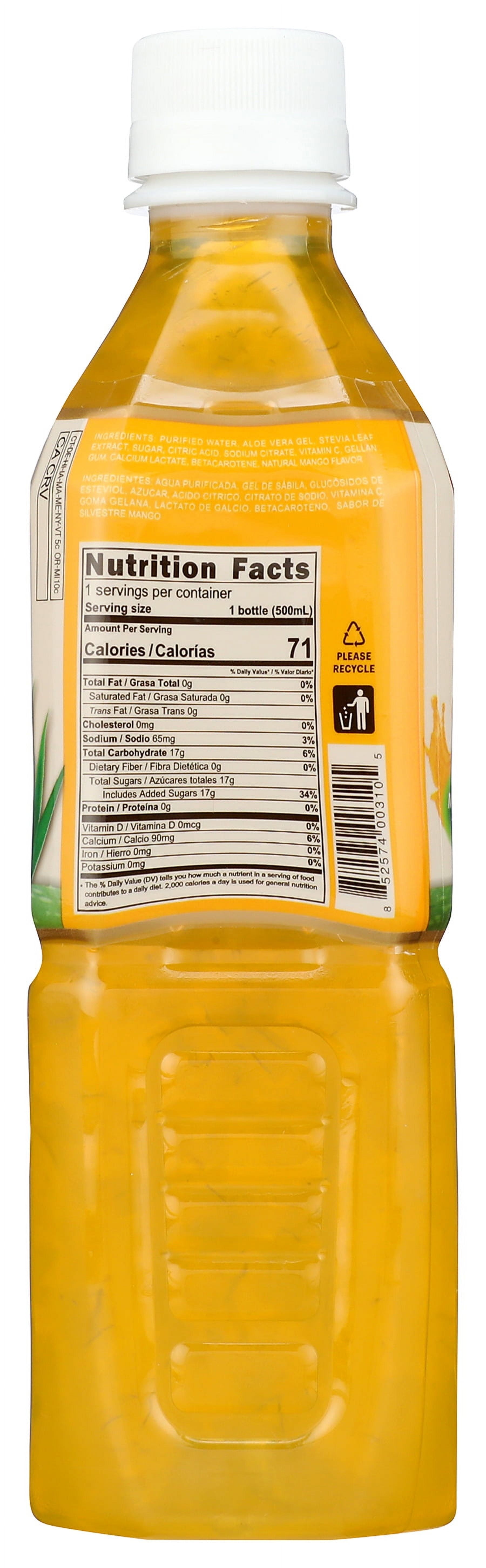 Ace Aloe Juice Mango Flavor, 16.90 Fl oz.