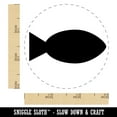 thumbnail image 2 of Fish Solid Self-Inking Rubber Stamp Ink Stamper - Fuchsia Ink - Small 3/4 Inch, 2 of 7