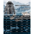 thumbnail image 6 of Tyhengta Men's Winter Skiing Jackets Water Resistant Fleece Coats Insulated Thermal Snowboard Jacket Parka Raincoat with Hood Camouflage army green L, 6 of 6