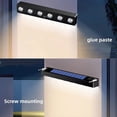 thumbnail image 2 of Lámpara de Pared Solar de 6 LED para Exteriores, Impermeable, para Jardín, Decoración, Balcón, Escalera, Valla, Iluminación de para el Hogar, Lámpara con Energía Solar, 2 of 7