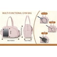 thumbnail image 2 of Tennis Bag for Women, Multi-Pocket 35L Tennis Gym Bag, Sport Bag with Shoe Compartment, Wet Pocket for Pickleball Badminton (Light Grey), 2 of 8