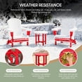 thumbnail image 3 of WestinTrends All-Weather Poly Lumber Adirondack Outdoor Side Table, Round End Table for Patio, Red, 3 of 12