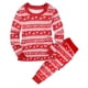thumbnail image 5 of Conjunto Popular de Navidad europeo y americano para padres e hijos, pijamas estampados para el hogar, conjunto de dos piezas LQ3066, 5 of 5
