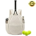 thumbnail image 2 of Tennis Racket Bags For Women Men For Tennis Badminton (White), 2 of 8