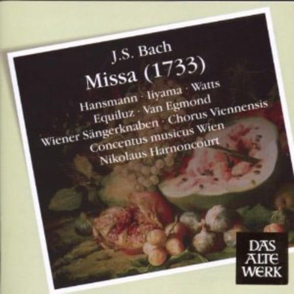 Nikolaus Harnoncourt - Bach J.S: Missa (1733) - Music & Performance - CD