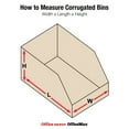 thumbnail image 3 of (2 pack) Box Partners Open Top Bin Boxes 12" x 12" x 4-1/2" Kraft 50/Bundle BINMT121214K, 3 of 3