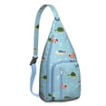 thumbnail image 1 of Nautical Great White Shark Backpack - Realistic Ocean Predator Pattern, Multi-Pocket Organization, 1 of 4