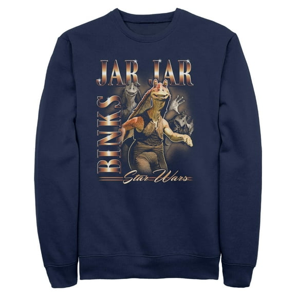 Mens Star Wars Jar Jar Binks Collage Sweatshirt