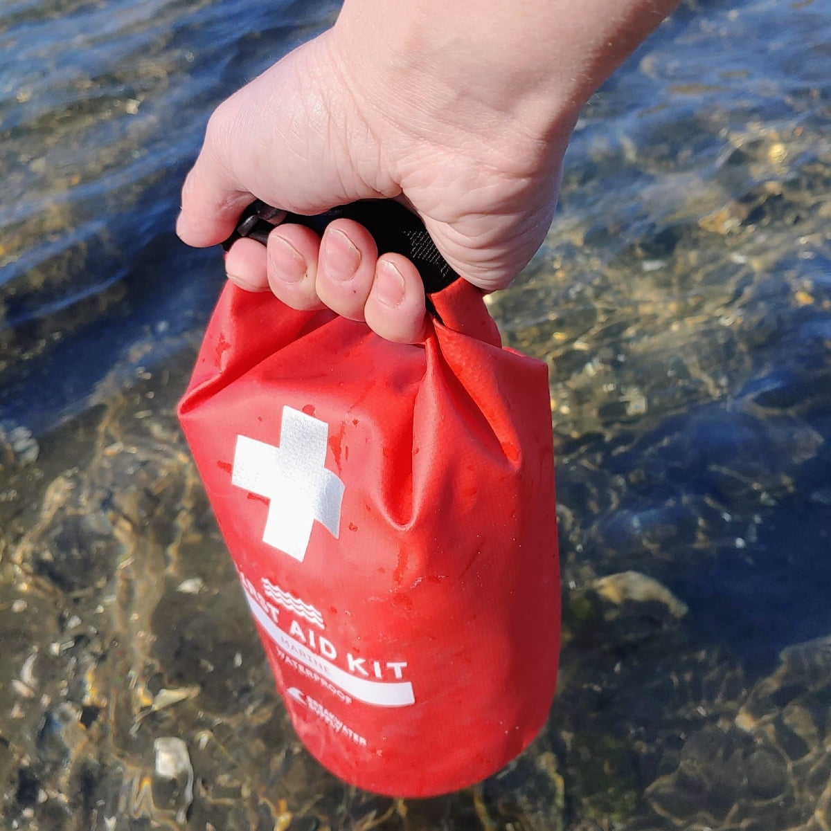Breakwater Supply First Aid Kit Boat Emergency Kit, Marine Trauma Kit for Boating, Sailing, Fishing, Waterproof 100 Piece IFAK