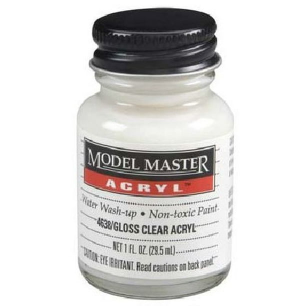 Gloss Clear Testors Acrylic Plastic Model Paint