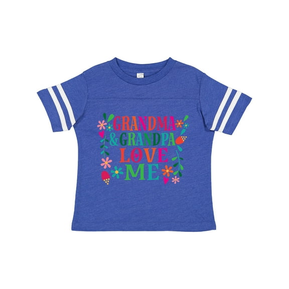 Inktastic Grandma Grandpa Love Me Girls Girls Toddler T-Shirt