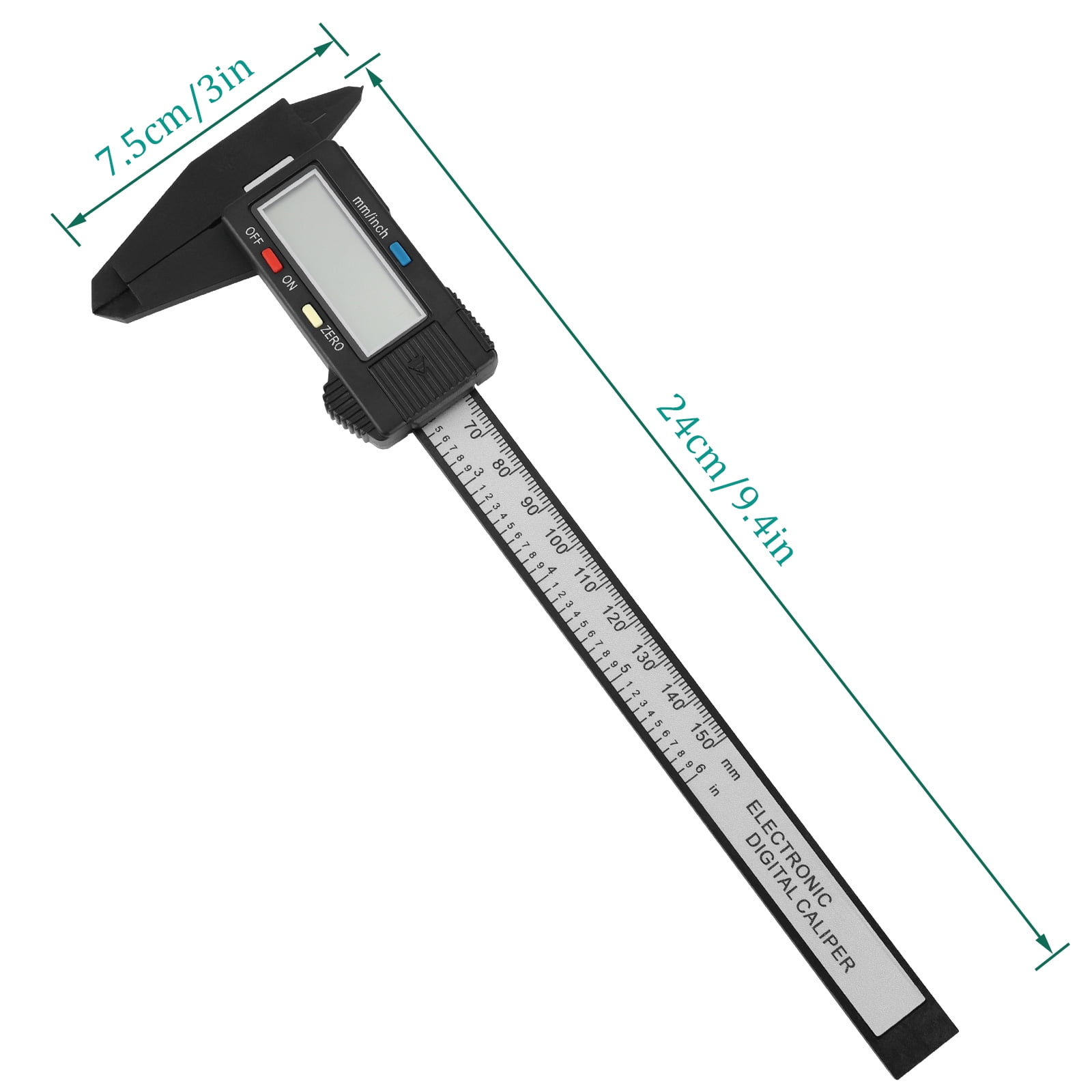Digital Caliper Electronic Vernier Caliper Gauge Micrometer Measuring ...