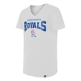 thumbnail image 3 of Girls Youth New Era  White Kansas City Royals 2026 City Connect Flip Sequin V-Neck T-Shirt, 3 of 4
