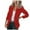 Red -BU21, variant on IYYVV Linen Blazer Women Spring Summer Clothes Casual Long Sleeve V Neck Loose Fit Suit Jacket Dressy Jackets with Pockets Yellow XL