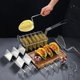 thumbnail image 4 of Tortilla Fryer Basket, Stainless Steel Taco Shell Fryer Basket  for Home, 4 of 7