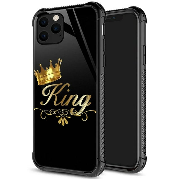 DJSOK Case Compatible with iPhone 11 Case, King Crown Case for iPhone 11 Cases for Man Boys Girls Shockproof Rugged Cover Case