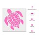 thumbnail image 2 of Plantilla de tortuga reutilizable de mylar para estarcido, arte, 2 of 8