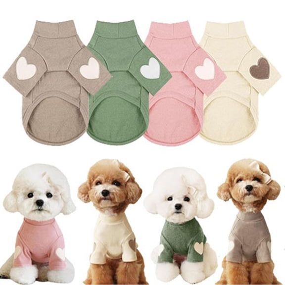 New Shirt Pet Warm Clothes Pet Dog Clothes Base Designer Cute Love Bear Teddy Yorkshire Hoodie Puppy Clothing Mwtjk01 2XLPink