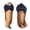 Navy, variant on Women Casual Shoes Bow Decor Slip On Ballet Shoes Soft Sole Elegant Footwear For Work Travel And Daily Occasions ,Us Size:9.5