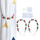 thumbnail image 3 of Cortina de madera Zulema Boho Tizbacks de hebillas cortinas Colorido, 3 of 8